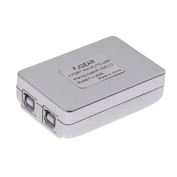 Usb 2.0 Auto Sharing Switch 2 Port Hub Adapter Switcher Til 2 PC printer Usb Switch Devices Support