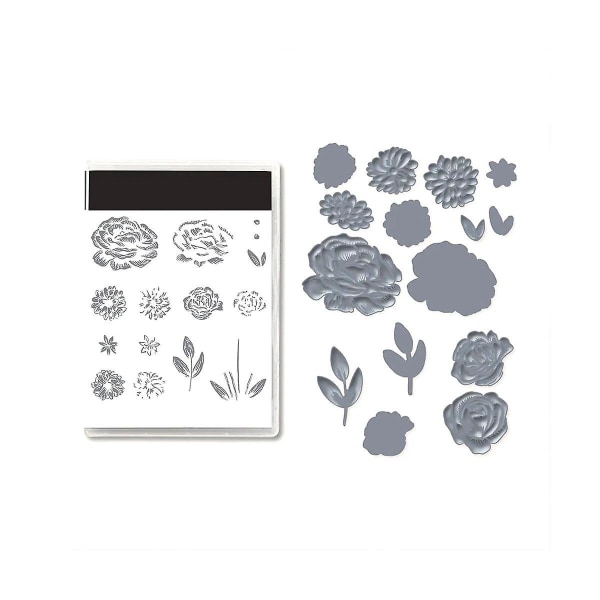 Stamp And Dies For Card Making, Diy Scrapbooking Arts Crafts Stamping Card Silicone Stamp Decoratio