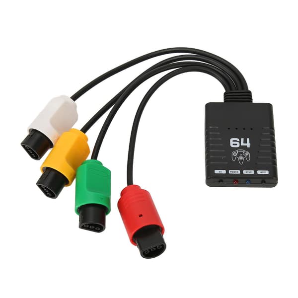 Trådlös Handkontroll Adapter Stöd för 4 Spelare Bluetooth Handkontroll Konverterare för N64 Konsol för PS3 för PS5 för 8bitdo
