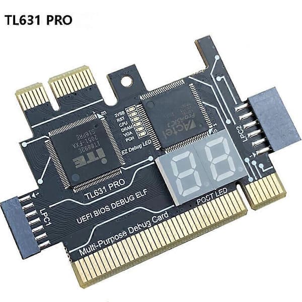 TL631 Pro Multifunksjonell Stasjonær Laptop LPC-DEBUG Postkort PCI PCI-E Mini PCI-E Hovedkort Diagnostisk Analysator Tester, A