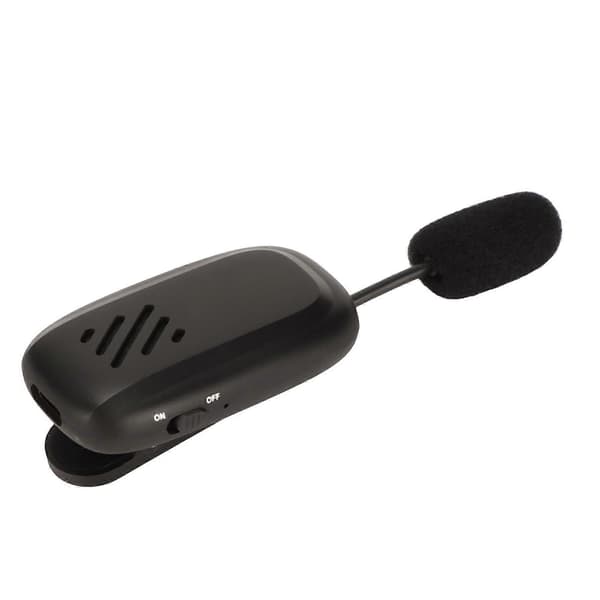 Mini Lavalier Clip On Mikrofon Bærbar Klar Lydkvalitet Real Time Lydforstærker Mini Lav Mic