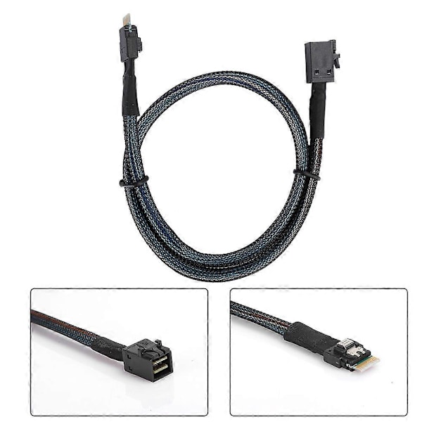 Koblingskabel Slim SAS MINI SAS38P til MINI SAS HD SFF?8643 Server Datamaskin Overføringslinje YEMMA