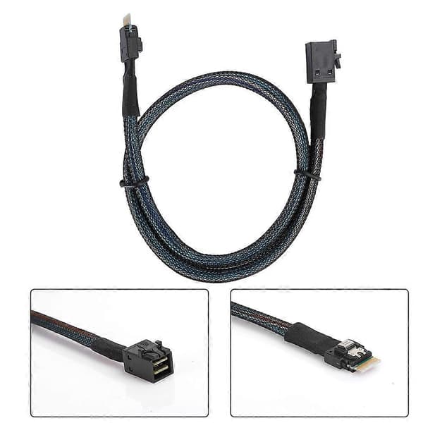 Tilslutningskabel Slim SAS MINI SAS38P til MINI SAS HD SFF?8643 Server Computer Transmissionslinje YEMMA