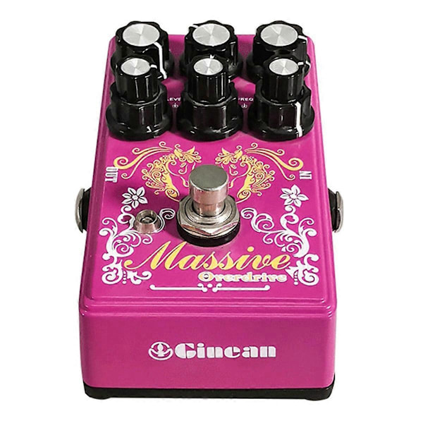 Gitar Distortion Overdrive Effektpedal, Dybde, Nivå, 3-Bånds