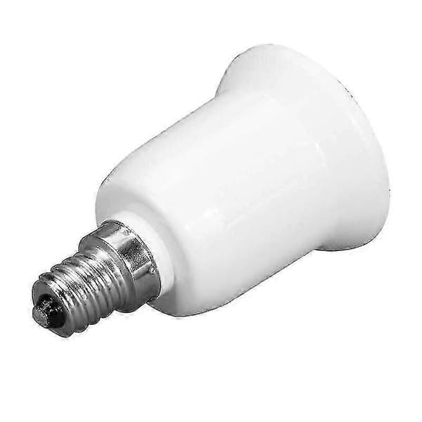 Konverter E14 til E27 Adapter Konverteringsfatning Brandsikker Fatningslampeholder