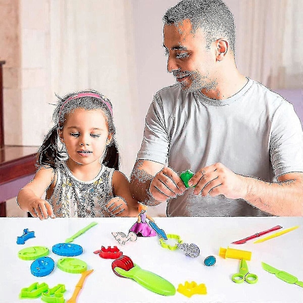 26 Roliga Play Doh Verktygssats Degsform Gjutform Leksaksklippare Modellering För Barnpresent