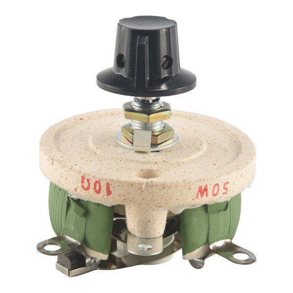 50W 10 Ohm Keramisk Potentiometer Variabel Taper Pot Resistor Rheostat