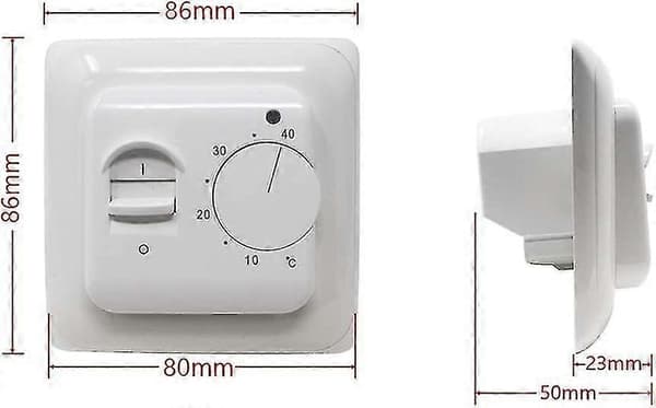 Manuel Elektrisk Gulvvarmetermostat Med Ac 220v 16a Probe, Mekanisk Gulvvarmetermostat Controller