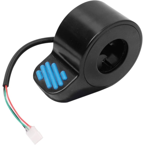 Elektrisk scooterbremsegasspak - Slitesterk fingertommelgasspak - Reservedeler for kontroll (svart blå) (1 stk)