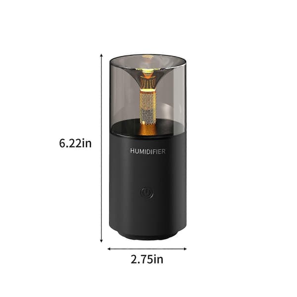 Intelligent Spray Aromaterapi til Bil, Luftrensning i Bil, Intelligent Start/Stop og Blød Betjening Luftfugter