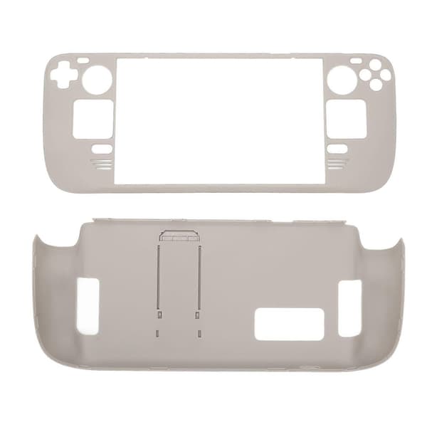 Stöd Case för Steam Deck Hands Free Fullständigt Skydd Fingeravtryckssäker Skyddsfodral för Steam Deck Keramiskt Vit