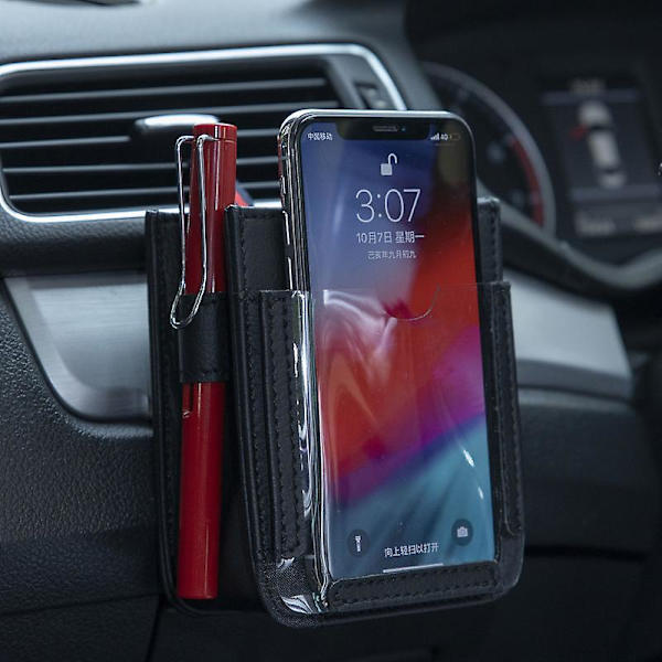 Bil Multifunktionel Auto Luftventil Mobil Opbevaringspung Kreativ Telefon Opbevaringspung Indvendig Oprydning Tilbehør Carstyling