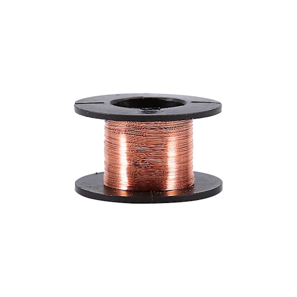 Kobberviklingstråd - 5 stk, 0,1 mm, 12 m længde