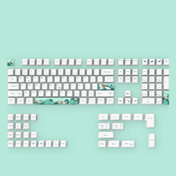 Mekaniske tastaturtastaturer til 108-tasters 5-side Dye Sublimation Pbt Game Keycap