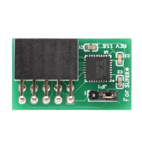 Forbedret sikkerhet med TPM 2.0 fjernkortkrypteringsmodul for SuperMicro 10pin SPI (WIN11-kompatibel)