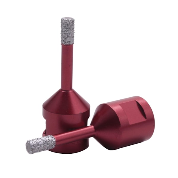 2 stk. Dia 6mm M14 Vakuumloddede Diamantbor Bits Tørbor Bits Hulsav Bor Bits Marmor