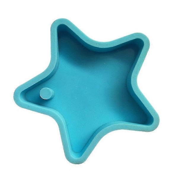DIY Håndværk Vedhæng Silikoneform Håndlavet Skinnende Stjerneform Nøglering Resin Form