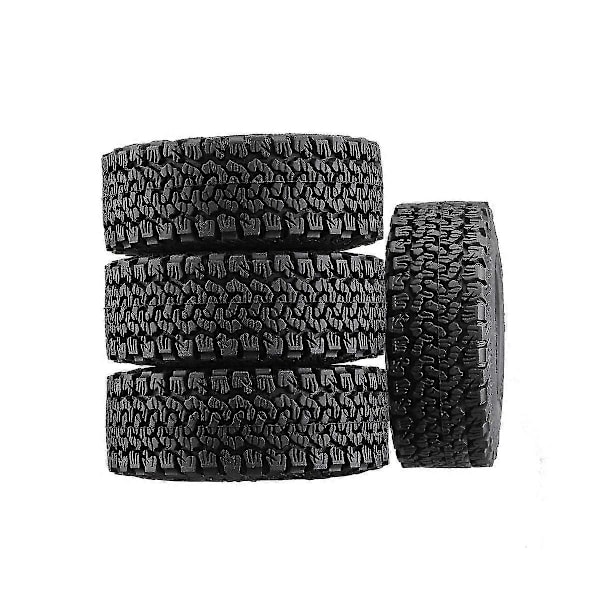 4st 58mm 1.0 Tum Supermjuka Däck För 1/18 1/24 Rc Crawler Bil Axial Scx24 Ax24 Trx4m Fms Fcx24