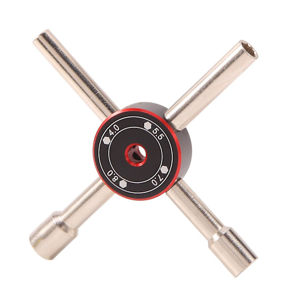 1/10 1/8 RC-työkalut M2 M3 M5 Ruuvi Mutteri Kuusiokoloavain Hylsy 4/5.5/7/8mm RC-mallin autolle Droonille Boa