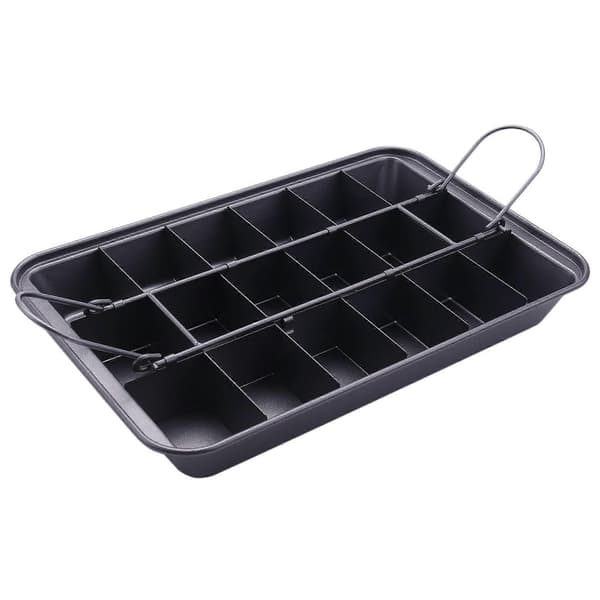 18 Hull Non-stick Bakeform med Innebygd Kutter Sikrer Perfekte Sprø Kanter Metallredskap C