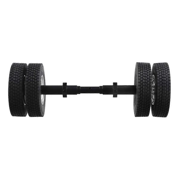 Gummidäck utan drivaxel för 1/14 Tamiya-RC Lastbilsbil D