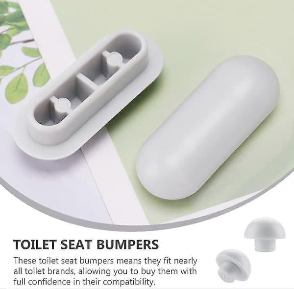 6 st Toalettsitsbumper Universal Toalettsitsdyna Toalettsitskudde