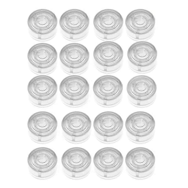 20 st/set Gitarr Effektpedal Footswitch Toppar Fotspiksskydd för Gitarr Effektpedal