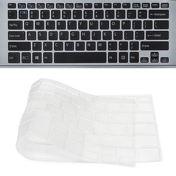 Nytt ultratunt tangentbordsskydd Cover Tpu Protector Skin för Sonyvaio Svf14a