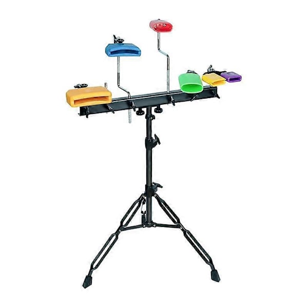 Jam Block Musiikkiperkussoittimet Latinalainen Rumpu Instrumentti Kaksoismounted Kello Perkussiolle