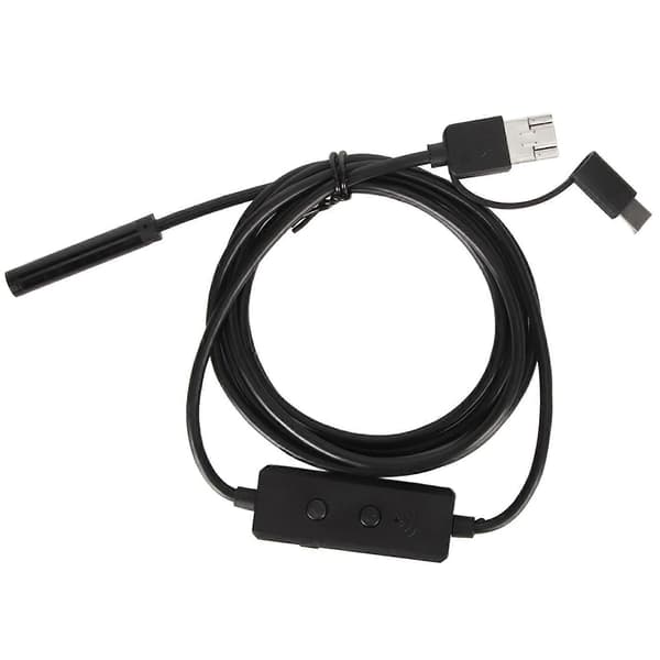 Endoskopkamera med 8 LED-lys Vanntett 8mm 2MP WiFi Inspeksjonskamera for Android for IOS for Windows for Tablet PC