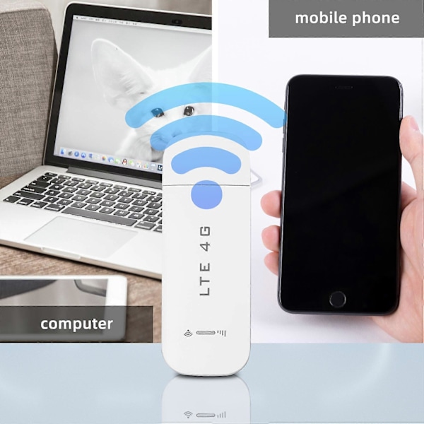Lte Simkort Data USB Router 3G/4G Wifi Router Trådløs USB Auto Modem 4G Wifi Stick Mobil Hots