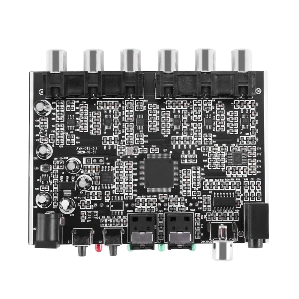 Dac-modul 5.1-kanals Ac-3 Pcm Digital Optisk Dts Rca Hifi Stereo Lyd Hjemmebiograf Decoder Ampl