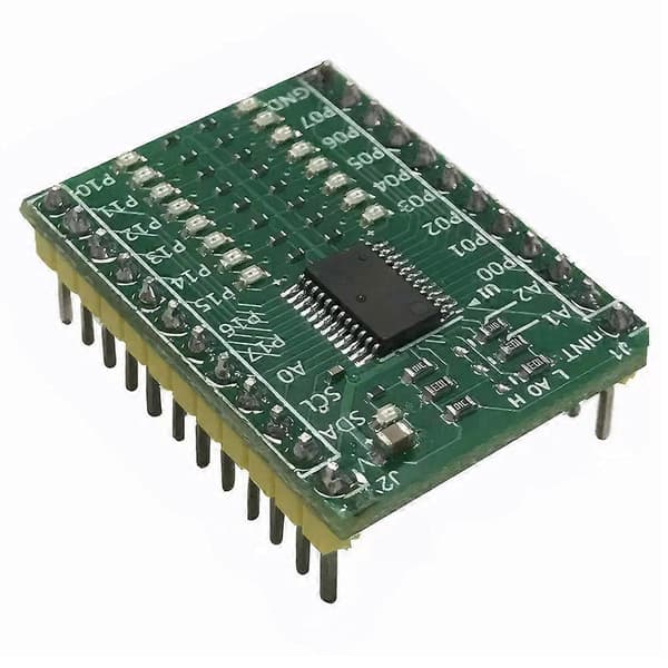 PCA9555A Utvidelsesmodul IIC/I2C GPIO Utvidelseskortmodul 16 Digitale Innganger & Utganger
