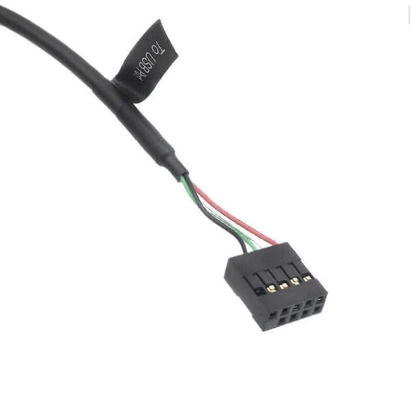 Link USB-kabelledning til NZXT Kraken X73 X53 X63 CPU-væskekøler Sort-qq