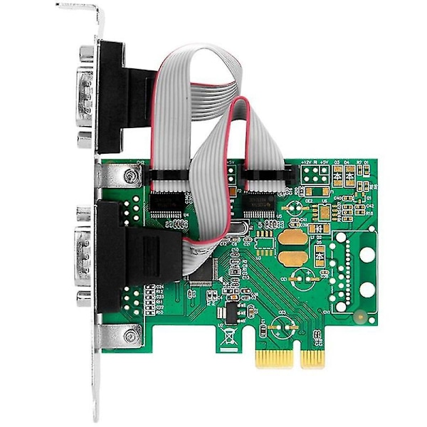 Pci-e To Dual Serial Combo Card Rs232 Pci Pcie Adapter Card 2.5gb/s Channel 1000kbps Wch Ch382l Chi