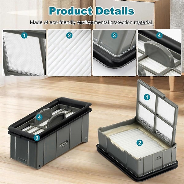 3930F 3933 3930 Harjarullan suodattimen vaihtosarja Bissell CrossWave OmniForce Edge Cordless Hard -imurille