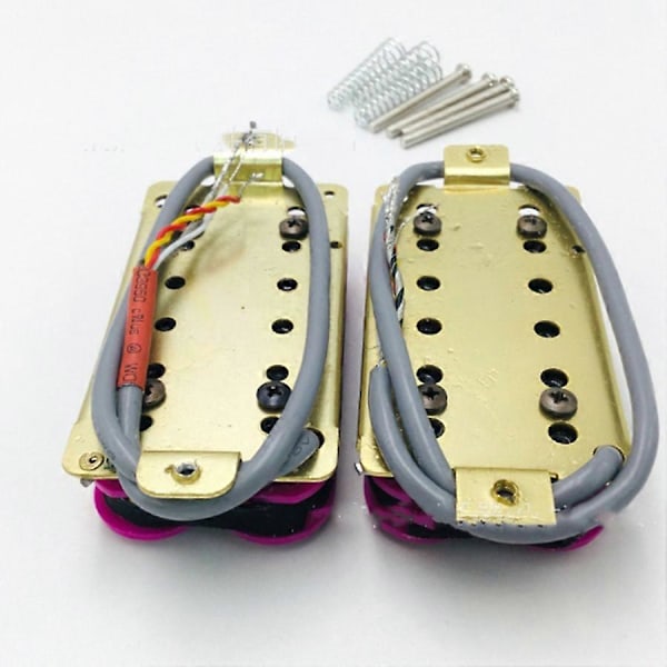 1 Set med 2 Elektriska Gitarr Pickup Dubbla Pickups Elektrisk Gitarr Dubbel Spole Pickups Fyra Kärniga Trådar