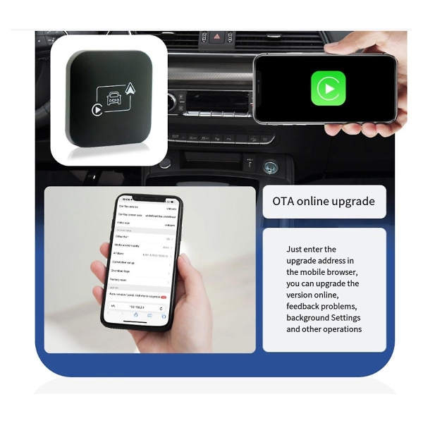 Langaton Carplay Android Auto langaton suoratoistolaite Carplay Ai Box Android 13 -järjestelmän multimedialle