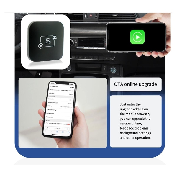 Trådlös Carplay Android Auto Trådlös streamingenhet för Carplay Ai Box Android 13 System Multimedia