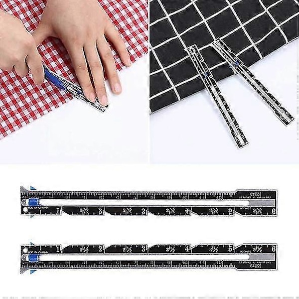Sömnadssömsmått Linjal Skjutmått Sömnadsmätverktyg