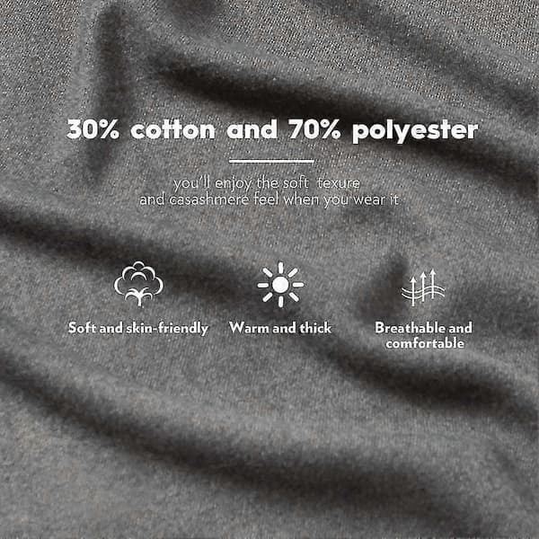Dame Stor Blød Cashmere-lignende Pashmina Sjaler Wraps Let Tørklæde Grå