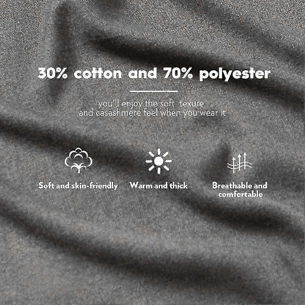 Dame Stor Myk Kasjmirfølelse Pashmina Sjal Wraps Lett Skjerf Grå