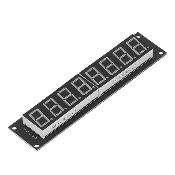 Blå LED 8-cifret Displaymodul med 74HC595 Driver - 0,56in, 5V