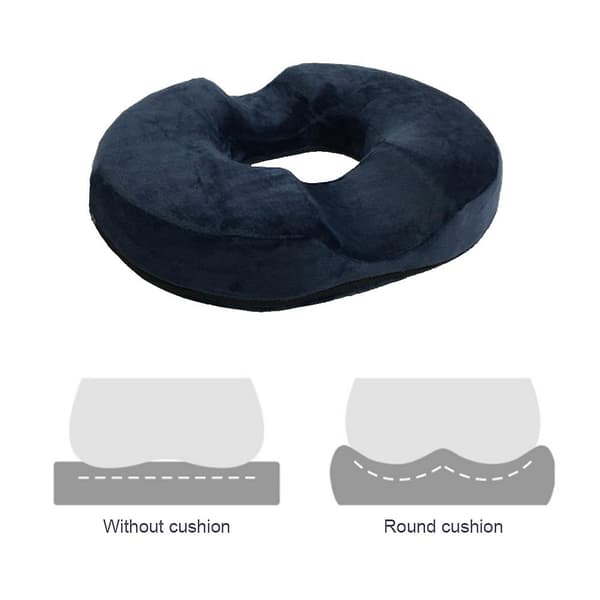 Donutpute Lindring Sittepute Komfortskum Donut Sittepute