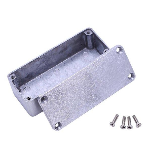 1 st Aluminium Stomp Box Effekter 1590A Stil Pedalhölje FÖR Gitarr