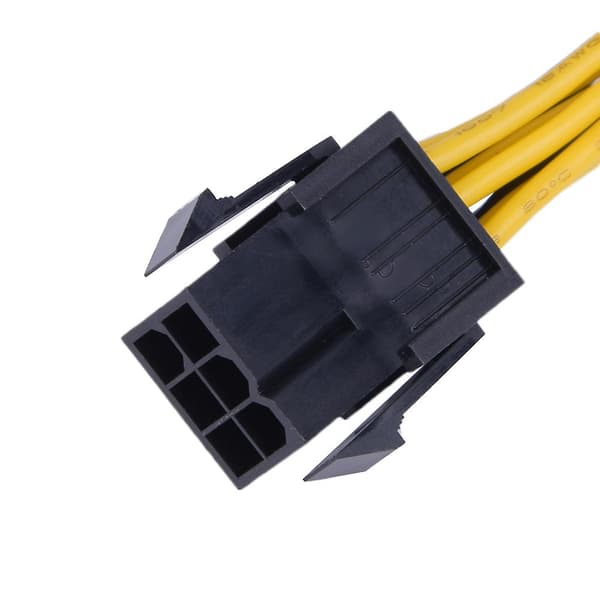 Dobbelt 8-Pin (6Pin+2Pin) til 6-Pin Hun Grafikkort Strømkabel