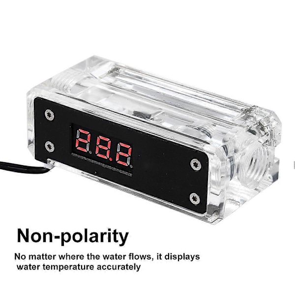 Digital Vattentermometer - Exakt Temperaturmätning i Realtid (50-100℃) - Röd Display