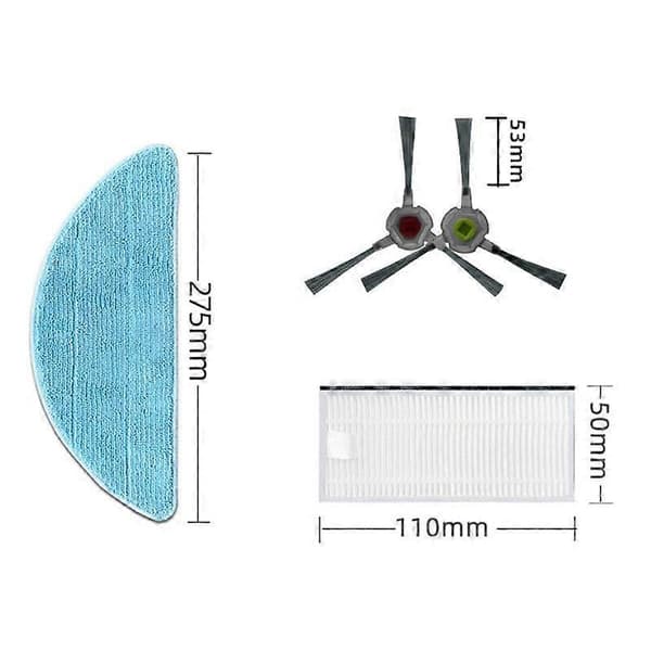 Reservedeler som passer til K650 robotstøvsugertilbehør