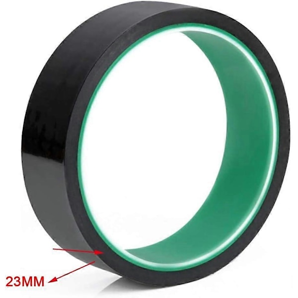 Felgbånd for sykkel, 10m PVC Sykkelhjul Eike Felgstripe 23mm Bred Terrengsykkel Landeveissykkel Slangebeskyttelse, Svart