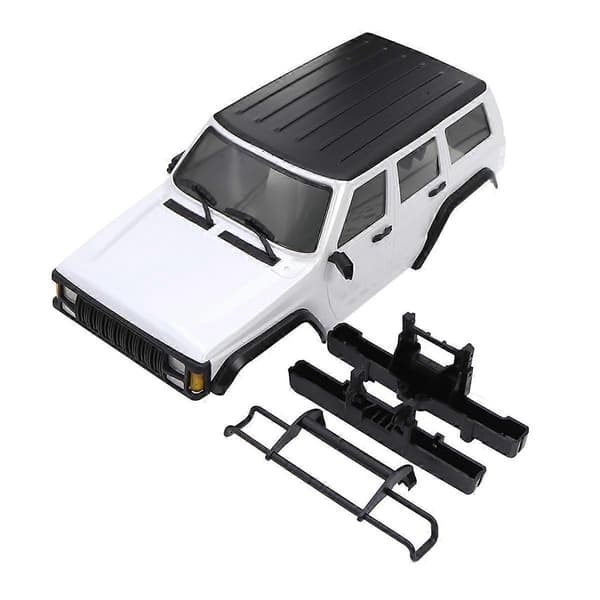 155mm Hjulbas Hardtop Kaross för 1/18 RC Crawler TRX4M Chassi Vit